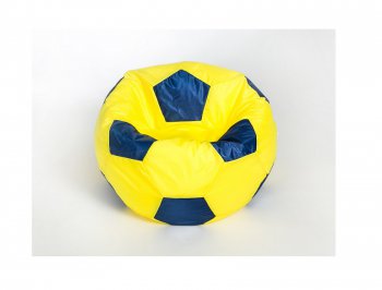 Кресло-мешок Мяч малый желто-синее в Ноябрьске - noyabrsk.mebel-74.com | фото