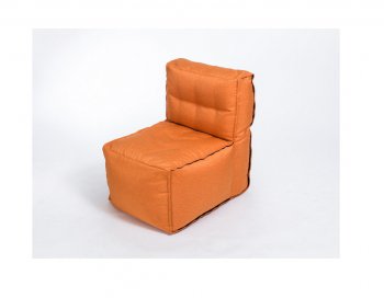 Модульное кресло Комфорт Колор прямое оранжевое в Ноябрьске - noyabrsk.mebel-74.com | фото