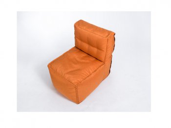 Модульное кресло Комфорт Колор прямое оранжевое в Ноябрьске - noyabrsk.mebel-74.com | фото