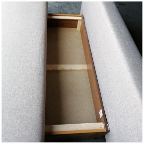 Диван-кровать Комфорт без подлокотников BALTIC AZURE (2 подушки) в Ноябрьске - noyabrsk.mebel-74.com | фото