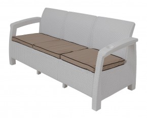Диван Yalta Premium Sofa 3 Set (Ялта) белый (+подушки под спину) в Ноябрьске - noyabrsk.mebel-74.com | фото