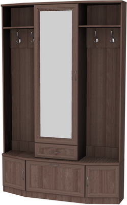 Шкаф для прихожей с зеркалом арт.600 в Ноябрьске - noyabrsk.mebel-74.com | фото