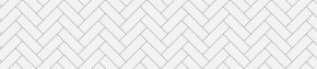 Фартук Метро керамик (белая) CPL пластик МДФ 6 мм в Ноябрьске - noyabrsk.mebel-74.com | фото