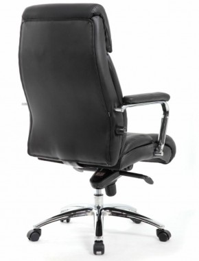 Кресло BRABIX PREMIUM "Phaeton EX-502" (кожа с компаньоном, хром, черное) 530882 в Ноябрьске - noyabrsk.mebel-74.com | фото