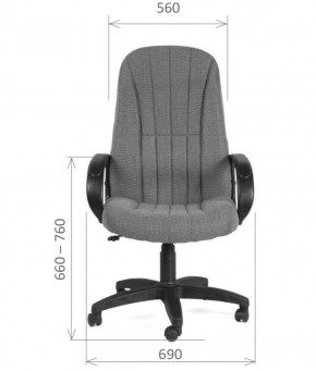 Кресло для руководителя  CHAIRMAN 685 СТ (ткань стандарт 10-356 черная) в Ноябрьске - noyabrsk.mebel-74.com | фото