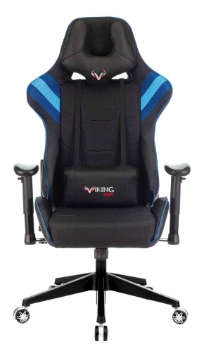 Кресло игровое Бюрократ VIKING 4 AERO BLUE черный/синий в Ноябрьске - noyabrsk.mebel-74.com | фото
