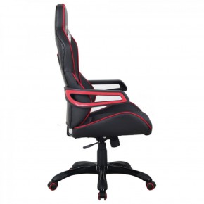 Кресло компьютерное BRABIX Nitro GM-001 (ткань/экокожа) черное, вставки красные (531816) в Ноябрьске - noyabrsk.mebel-74.com | фото