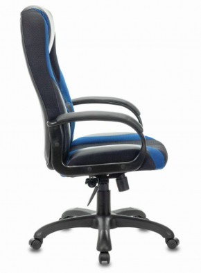 Кресло компьютерное BRABIX PREMIUM "Rapid GM-102" (экокожа/ткань, черное/синее) 532106 в Ноябрьске - noyabrsk.mebel-74.com | фото