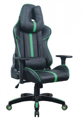 Кресло компьютерное BRABIX "GT Carbon GM-120" (черное/зеленое) 531929 в Ноябрьске - noyabrsk.mebel-74.com | фото