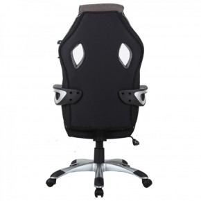 Кресло компьютерное BRABIX Techno GM-002 (ткань) черное/серое, вставки белые (531815) в Ноябрьске - noyabrsk.mebel-74.com | фото