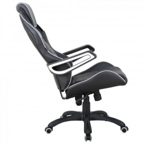 Кресло компьютерное BRABIX Techno Pro GM-003 (экокожа черное/серое, вставки серые) 531814 в Ноябрьске - noyabrsk.mebel-74.com | фото