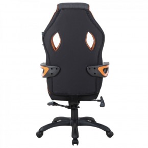 Кресло компьютерное BRABIX Techno Pro GM-003 (ткань черное/серое, вставки оранжевые) 531813 в Ноябрьске - noyabrsk.mebel-74.com | фото