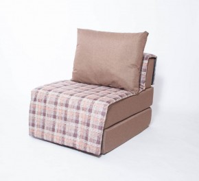 Кресло-кровать бескаркасное Харви (коричневый-квадро беж) в Ноябрьске - noyabrsk.mebel-74.com | фото