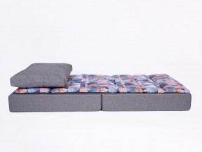 Кресло-кровать бескаркасное Харви (коричневый-квадро беж) в Ноябрьске - noyabrsk.mebel-74.com | фото