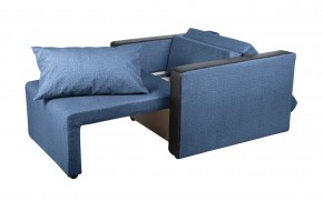 Кресло-кровать Милена с подлокотниками (синий) Велюр в Ноябрьске - noyabrsk.mebel-74.com | фото