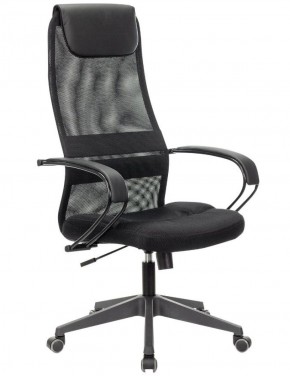 Кресло офисное BRABIX PREMIUM "Stalker EX-608 PL" (ткань-сетка/кожзам, черное) 532090 в Ноябрьске - noyabrsk.mebel-74.com | фото