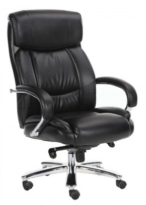 Кресло офисное BRABIX "Direct EX-580" (хром/рециклированная кожа/черное) 531824 в Ноябрьске - noyabrsk.mebel-74.com | фото