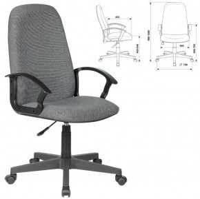 Кресло офисное BRABIX "Element EX-289", ткань, серое, 532093 в Ноябрьске - noyabrsk.mebel-74.com | фото