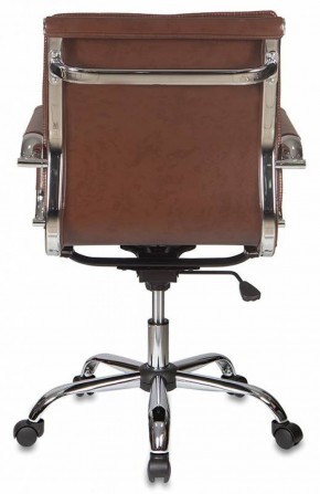 Кресло руководителя Бюрократ CH-993-LOW/BROWN коричневый в Ноябрьске - noyabrsk.mebel-74.com | фото