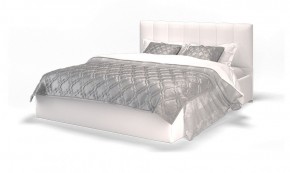 Кровать Элен 1600 + основание с ПМ (Vega white) белый в Ноябрьске - noyabrsk.mebel-74.com | фото