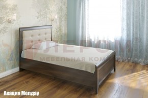Кровать КР-1032 с мягким изголовьем в Ноябрьске - noyabrsk.mebel-74.com | фото