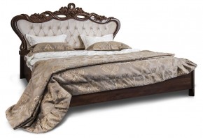 Кровать с мягким изголовьем Афина 1600 (караваджо) ламели в Ноябрьске - noyabrsk.mebel-74.com | фото