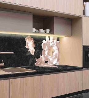 Кухонный фартук со столешницей (А-05) в едином стиле (3050 мм) в Ноябрьске - noyabrsk.mebel-74.com | фото