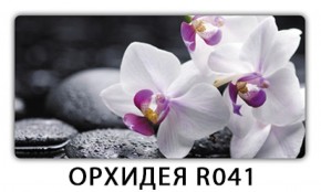 Обеденный раздвижной стол Бриз с фотопечатью Орхидея R041 в Ноябрьске - noyabrsk.mebel-74.com | фото