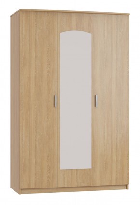 Шкаф 3-х дверный с зеркалом Шк210.1 МС Ирина в Ноябрьске - noyabrsk.mebel-74.com | фото