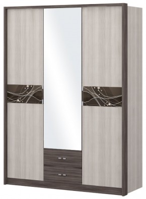 Шкаф 3-х дверный с зеркалом Шк68.2 МС Николь в Ноябрьске - noyabrsk.mebel-74.com | фото