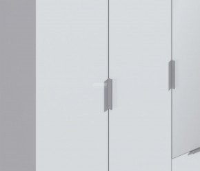 Шкаф 5-ти дверный Николь СБ-2594/1 (Белый) в Ноябрьске - noyabrsk.mebel-74.com | фото