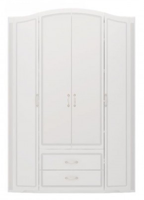Шкаф для одежды 4-х дв.с ящиками Виктория 2  с зеркалами в Ноябрьске - noyabrsk.mebel-74.com | фото