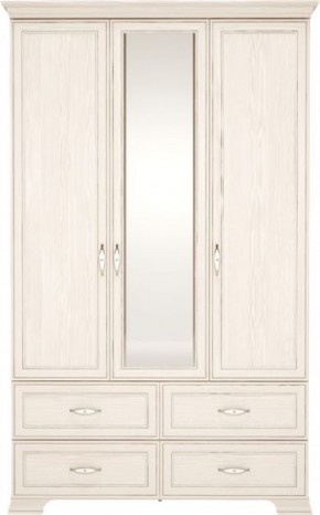 Шкаф для одежды с зеркалом 3-х дв Венеция 1 бодега в Ноябрьске - noyabrsk.mebel-74.com | фото
