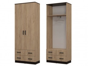 Шкаф «ЛОФТ» для одежды с 2-я ящиками в Ноябрьске - noyabrsk.mebel-74.com | фото