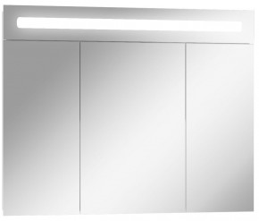 Шкаф-зеркало Аврора 90 с подсветкой LED Домино (DV8011HZ) в Ноябрьске - noyabrsk.mebel-74.com | фото