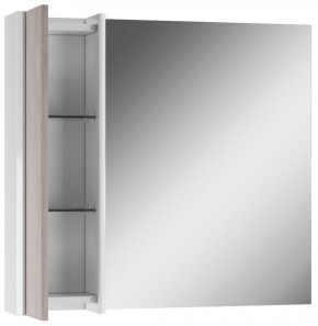 Шкаф-зеркало Uno 80 Дуб серый левый/правый Домино (DU1504HZ) в Ноябрьске - noyabrsk.mebel-74.com | фото