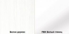 Стенка Румба арт. 03.272 (Белое дерево/Белый глянец) Шкаф комбинированный в Ноябрьске - noyabrsk.mebel-74.com | фото