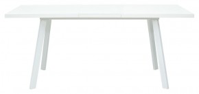 Стол ФИН 120 Белый, стекло/ Белый каркас М-City в Ноябрьске - noyabrsk.mebel-74.com | фото