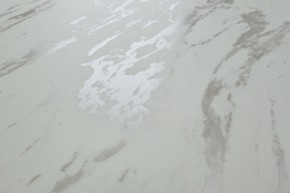 Стол RIETI 200 KL-99 Белый мрамор матовый, итальянская керамика / черный каркас, ®DISAUR в Ноябрьске - noyabrsk.mebel-74.com | фото