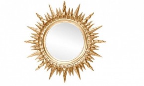 Зеркало круглое золото (1810(1) в Ноябрьске - noyabrsk.mebel-74.com | фото