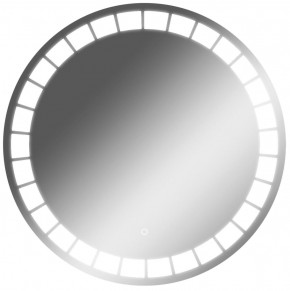Зеркало Маскат 700х700 с подсветкой Домино (GL7057Z) в Ноябрьске - noyabrsk.mebel-74.com | фото