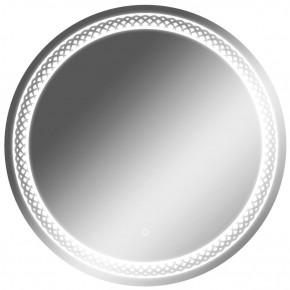 Зеркало Прая 700х700 с подсветкой Домино (GL7048Z) в Ноябрьске - noyabrsk.mebel-74.com | фото