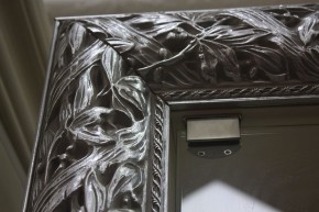Зеркало Тиффани Premium черная/серебро (ТФСТ-2(П) в Ноябрьске - noyabrsk.mebel-74.com | фото